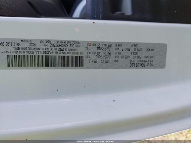 3C6TRVNG3HE517468 RAM Promaster 1500 Low Roof 118 Wb