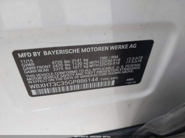WBXHT3C35GP886144 BMW X1 Xdrive28i