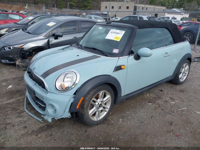 2013 MINI CONVERTIBLE WMWZN3C53DT135427 Photo 1