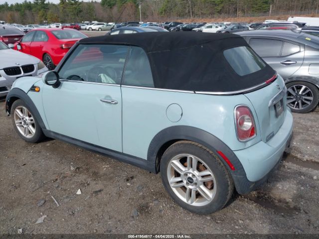2013 MINI CONVERTIBLE WMWZN3C53DT135427 Photo 2