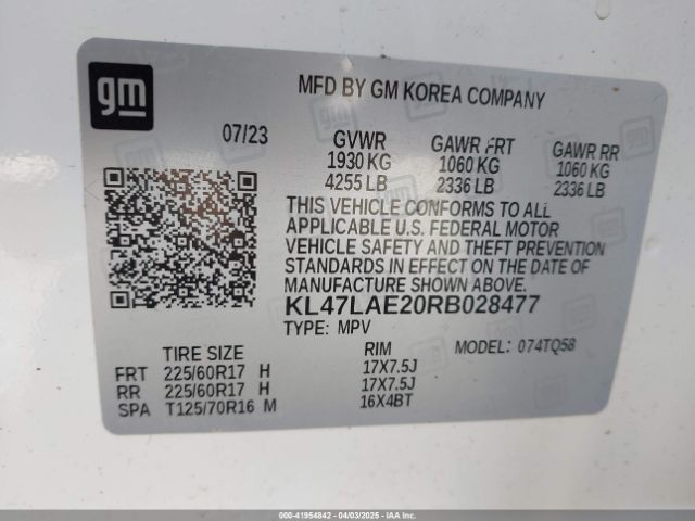 KL47LAE20RB028477 Buick Envista Preferred Fwd