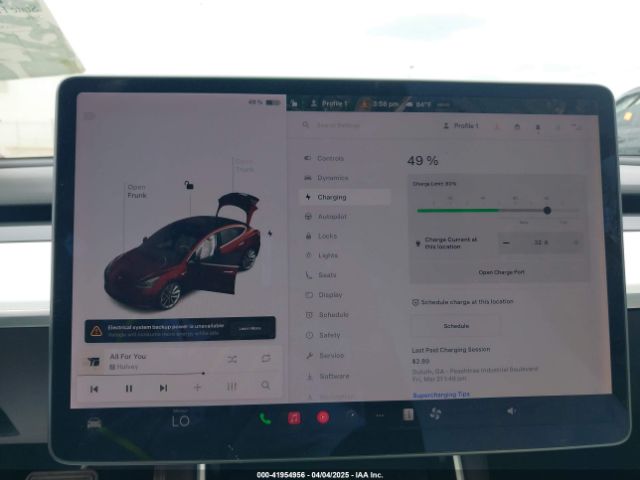5YJ3E1EA7KF445040 Tesla Model 3 Long Range/mid Range/standard Range/standard Range Plus