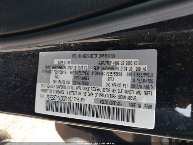 JM3KE2DY1G0621447 Mazda Cx-5 Grand Touring