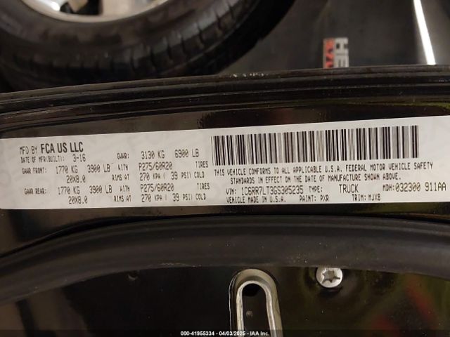 1C6RR7LT3GS305235 RAM 1500 Big Horn