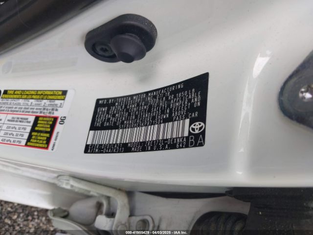 5YFBURHE5KP871504 Toyota Corolla Xle