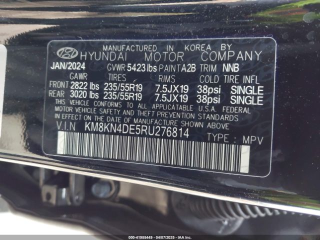 KM8KN4DE5RU276814 Hyundai Ioniq 5 Sel