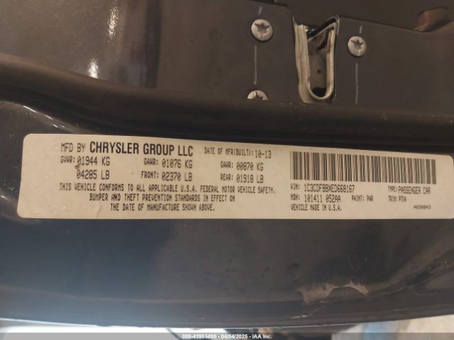 1C3CDFBBXED668167 Dodge DART SXT