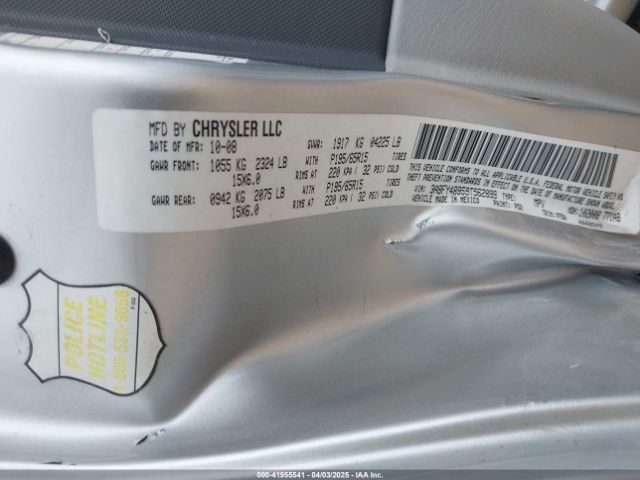 2009 CHRYSLER PT CRUISER 3A8FY48959T562899 Photo 8