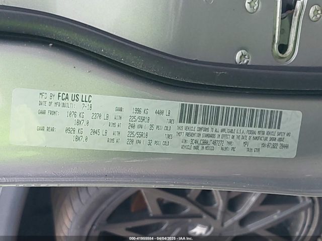 3C4NJCBB0JT487272 Jeep Compass Altitude Fwd