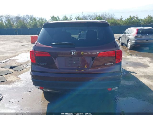 5FNYF6H44GB121203 Honda Pilot Ex