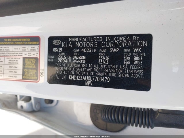KNDJ23AU0L7703479 KIA SOUL LX