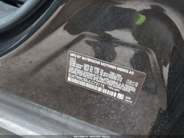 5UXTR9C59JLC73115 BMW X3 Xdrive30i