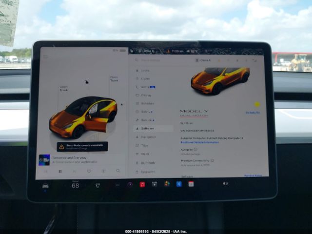 7SAYGDEF3PF784403 Tesla 2023