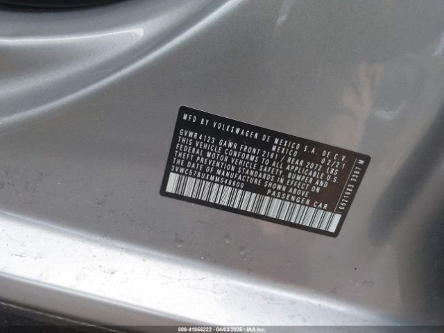 3VWC57BUXMM048600 Volkswagen Jetta 1.4t R-line/1.4t S/1.4t Se