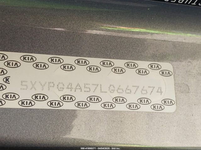 5XYPG4A57LG667674 KIA Sorento 3.3l Lx
