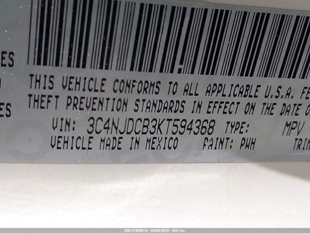 2019 JEEP COMPASS 3C4NJDCB3KT594368 Photo 8