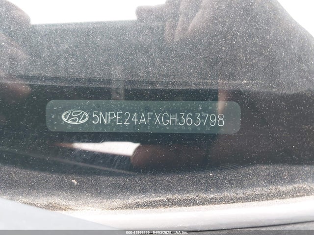 5NPE24AFXGH363798 Hyundai SONATA SE