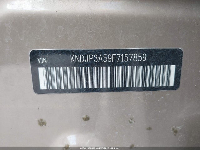 KNDJP3A59F7157859 KIA dohc gdi nu