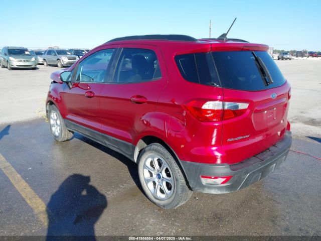 MAJ3S2GE0MC456479 Ford Ecosport Se
