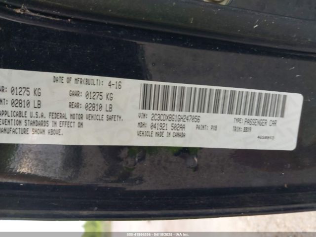 2C3CDXBG1GH247056 Dodge Charger Se