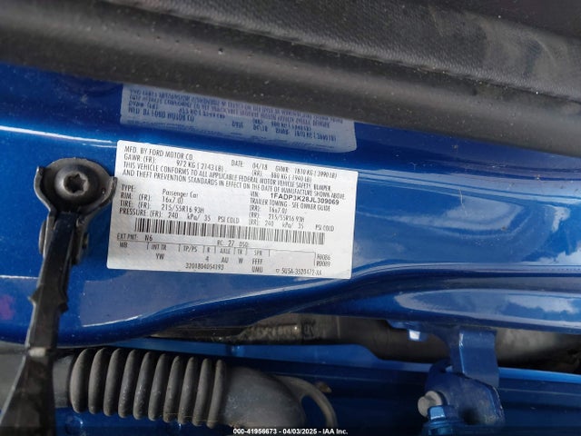 1FADP3K28JL309069 Ford FOCUS SE