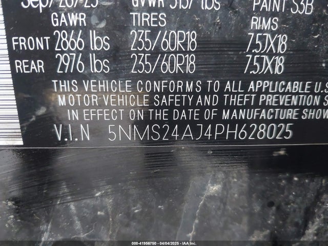 Hyundai Santa Fe Sel 2023 5NMS24AJ4PH628025 Image 9