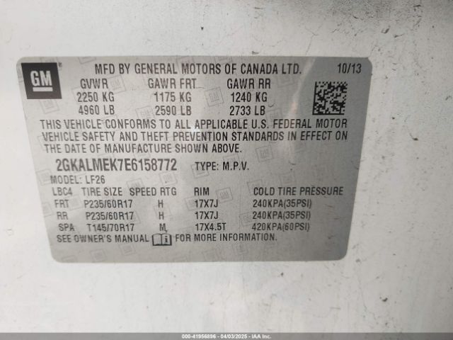 2GKALMEK7E6158772 GMC Terrain Sle-1