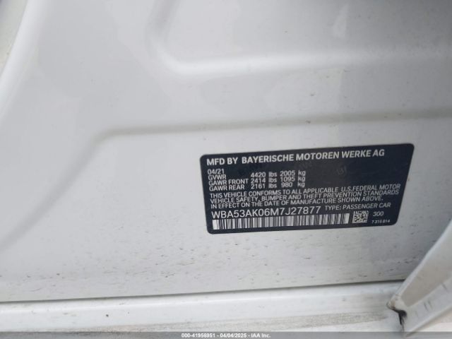 WBA53AK06M7J27877 BMW 228i Gran Coupe Sdrive
