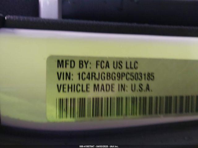 1C4RJGBG9PC503185 Jeep Grand Cherokee Limited 4x2