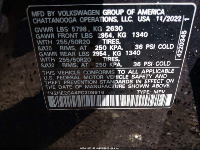 2023 VOLKSWAGEN ATLAS CROSS SPORT 1V2HE2CA4PC209916 Photo 8