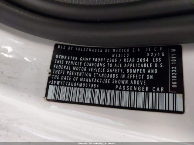 2015 VOLKSWAGEN GOLF GTI 3VWYT7AU8FM067954 Photo 8