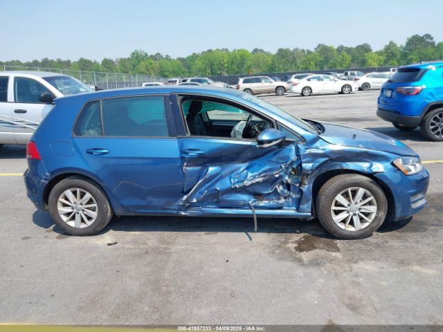 3VW217AU6FM013824 Volkswagen Golf Tsi S 4-door