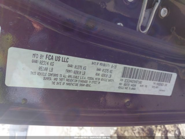 2C3CDXHG7KH671082 Dodge Charger Gt Rwd