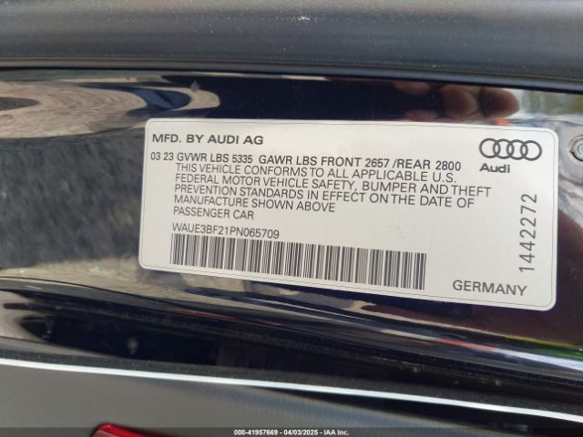 2023 AUDI A6 WAUE3BF21PN065709 Photo 8