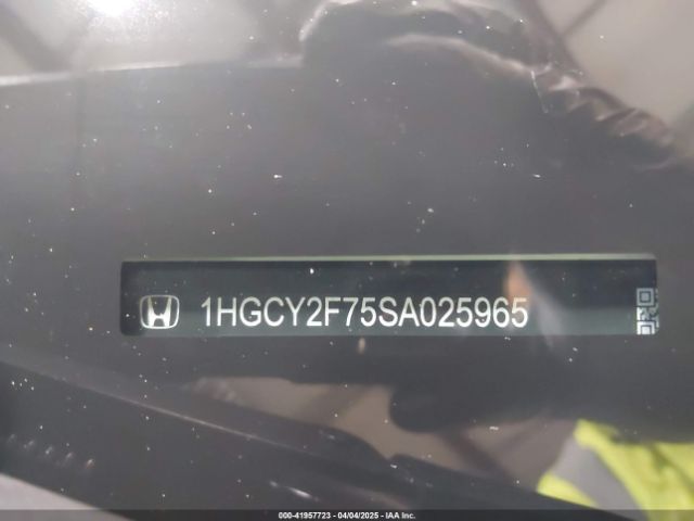 1HGCY2F75SA025965 Honda Accord Hybrid Sport-l