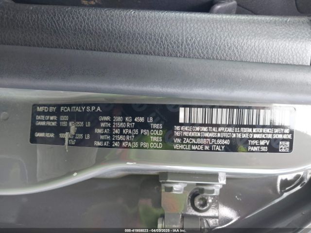 ZACNJBBB7LPL66840 Jeep Renegade Latitude 4x4