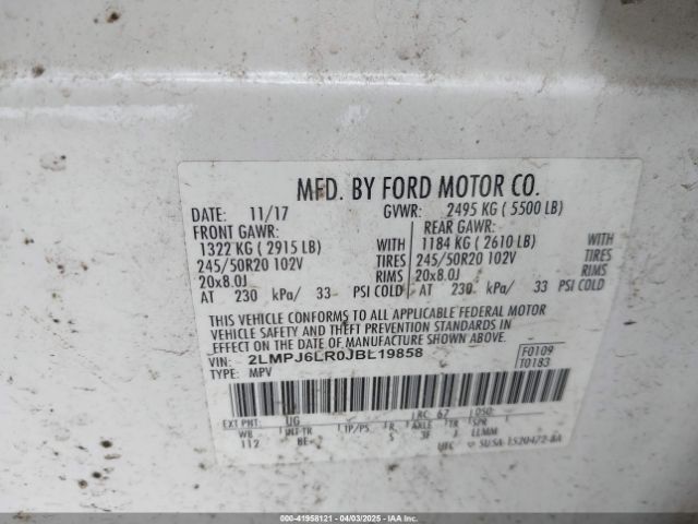2LMPJ6LR0JBL19858 Lincoln Mkx Reserve