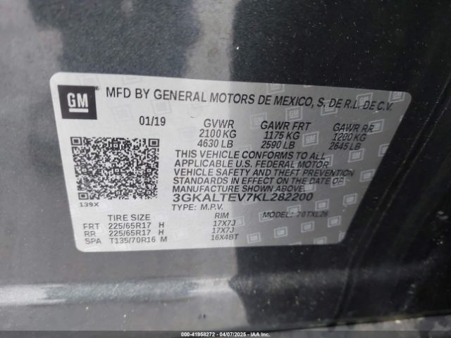 2019 GMC TERRAIN 3GKALTEV7KL282200 Photo 8