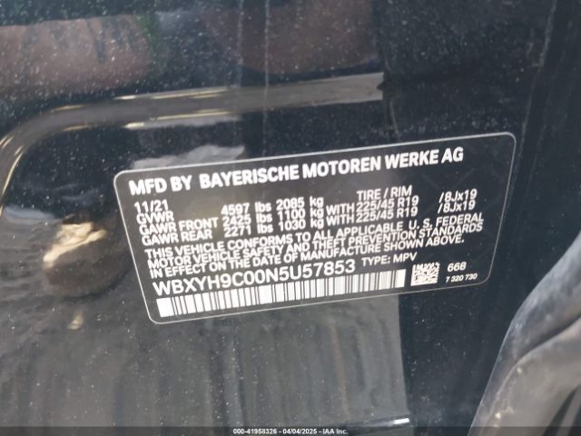 WBXYH9C00N5U57853 BMW X2 Sdrive28i