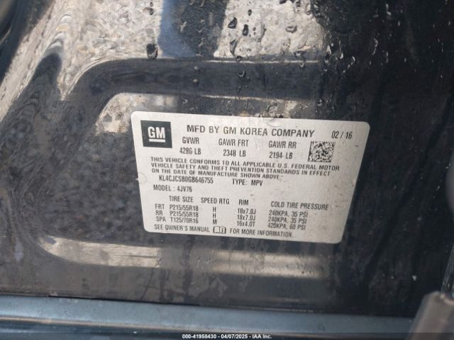 KL4CJCSB0GB646755 Buick Encore Leather