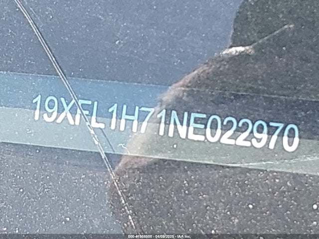 19XFL1H71NE022970 Honda Civic Ex-l