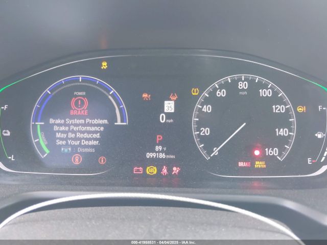 1HGCV3F51NA005231 Honda Accord Hybrid Ex-l