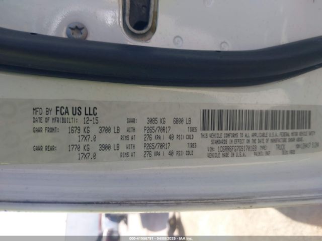 1C6RR6FG7GS170169 RAM 1500 Tradesman