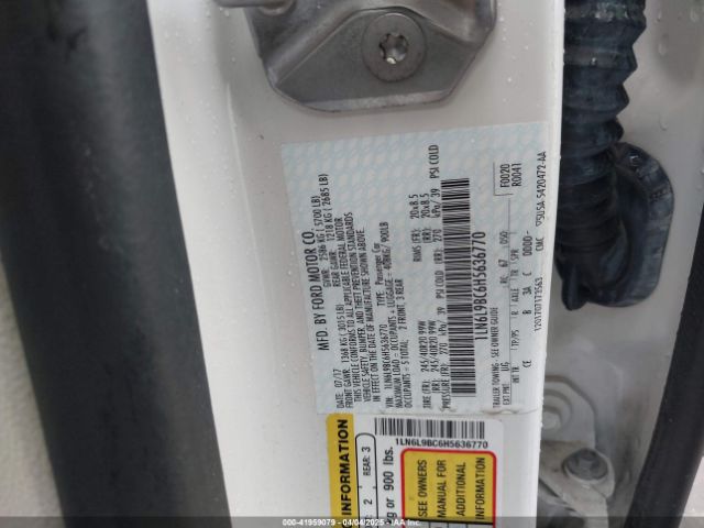 1LN6L9BC6H5636770 Lincoln Continental Black Label