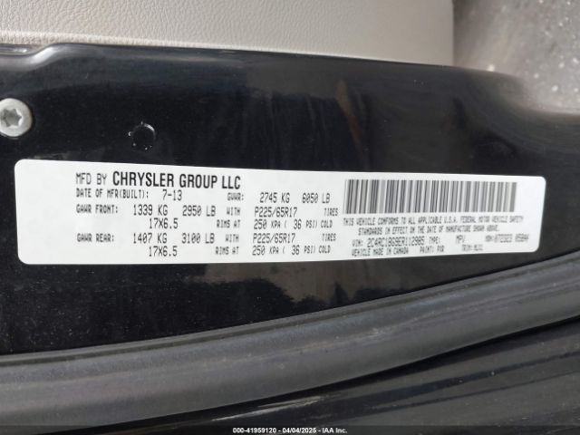 2014 CHRYSLER TOWN & COUNTRY 2C4RC1BG9ER112985 Photo 8