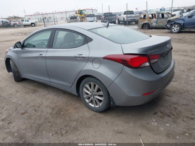 KMHDH4AE8FU354020 Hyundai ELANTRA SE