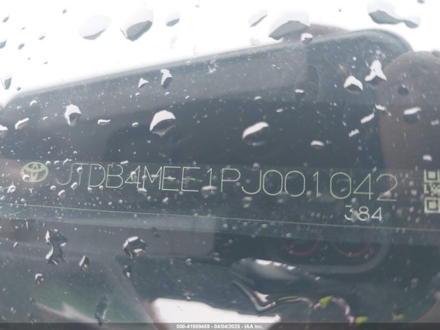 JTDB4MEE1PJ001042 Toyota COROLLA LE