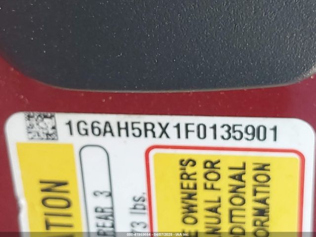 1G6AH5RX1F0135901 Cadillac ATS LUXURY