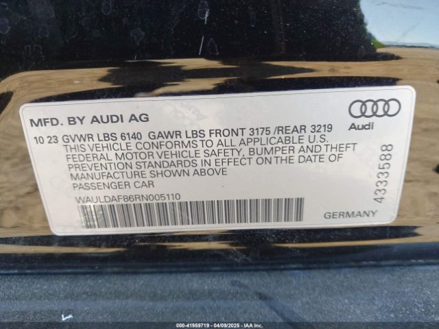 2024 AUDI A8 WAULDAF86RN005110 Photo 8