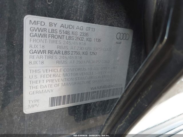 WA1UFAFLXEA020789 Audi Allroad 2.0t Premium